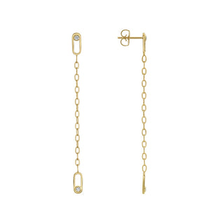 Michael M Link Streamlined Earrings ER352