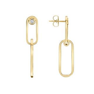 Michael M Link Couplet Earrings ER353
