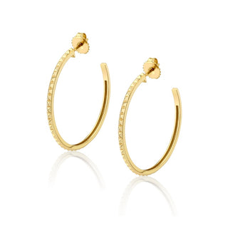 Michael M Tetra Foundation Hoop Earrings ER368