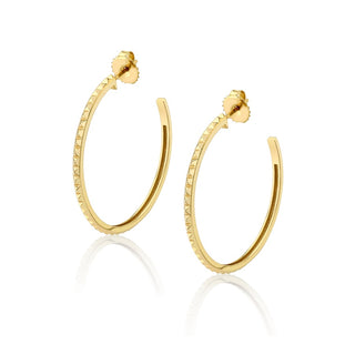 Michael M Tetra Foundation Hoop Earrings ER368