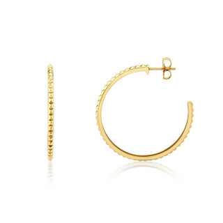 Michael M Tetra Foundation Hoop Earrings ER368