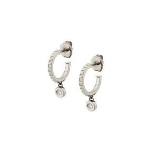 Michael M Tetra Foundation Bezel Huggies Earrings ER377