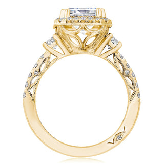 Emerald 3-Stone Engagement Ring