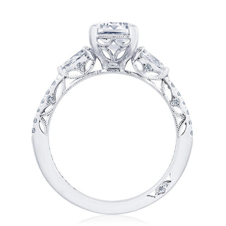 Emerald 3-Stone Engagement Ring