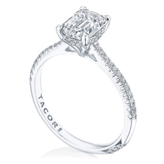 Emerald Solitaire Engagement Ring