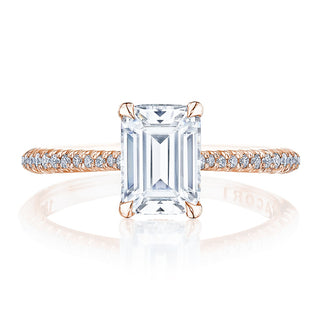 Emerald Solitaire Engagement Ring