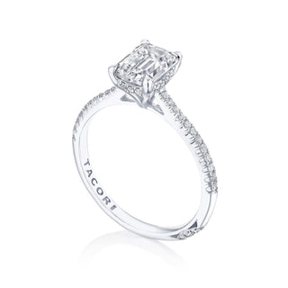 Emerald Solitaire Engagement Ring