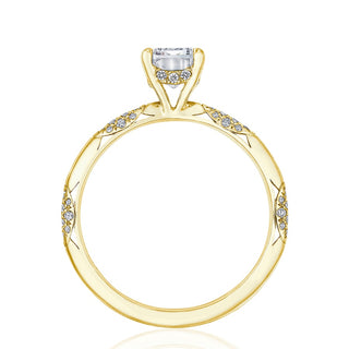 Emerald Solitaire Engagement Ring
