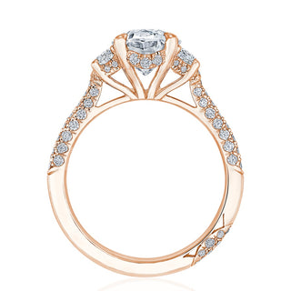 Oval 3-Stone Engagement Ring