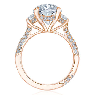 Oval 3-Stone Engagement Ring