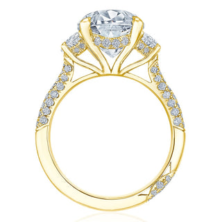Oval 3-Stone Engagement Ring