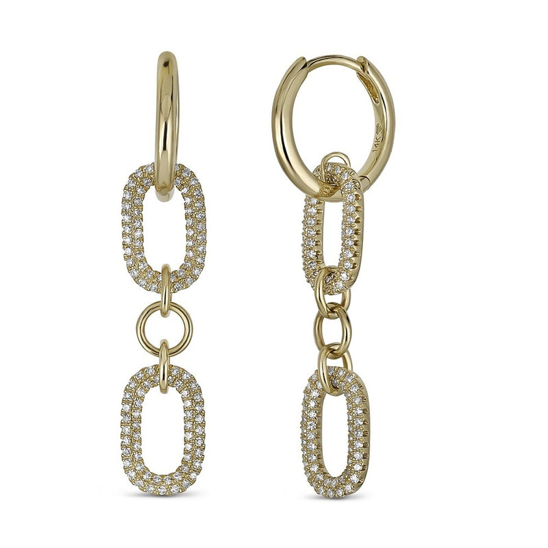 .52CTW TRIPLE DROP HOOPS