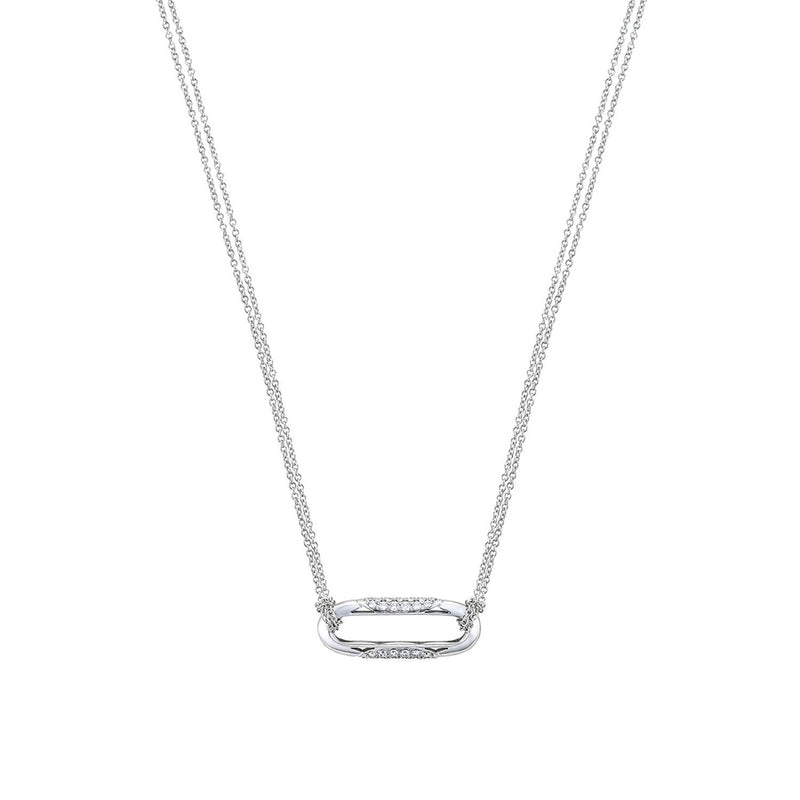 Link Pendant, Diamond