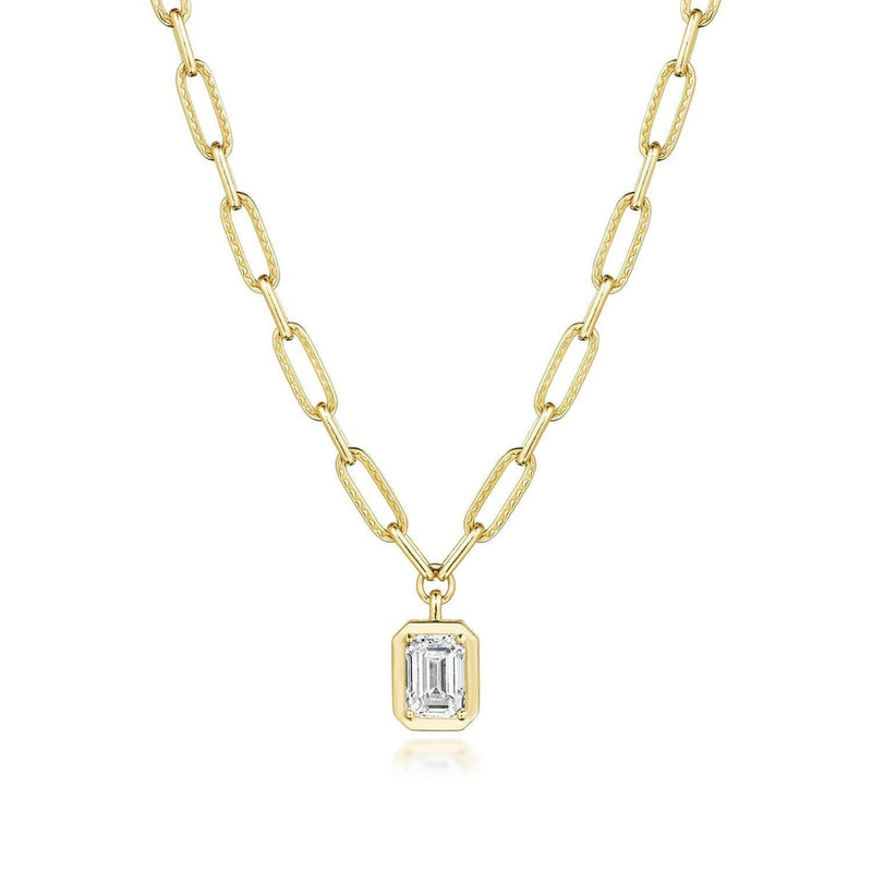 Petite Diamond Link Necklace - 1.54ct