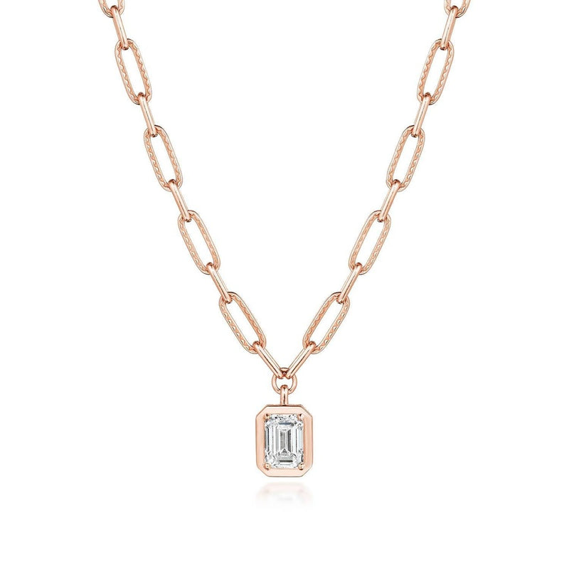 Petite Diamond Link Necklace - 1.54ct