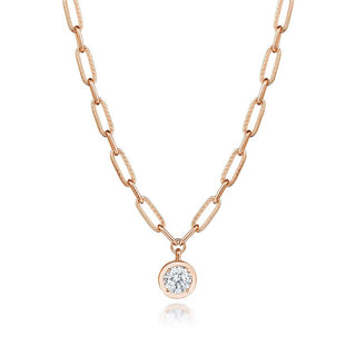 Petite Diamond Link Necklace - 1.54ct