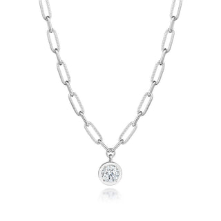 Petite Diamond Link Necklace - 1.54ct