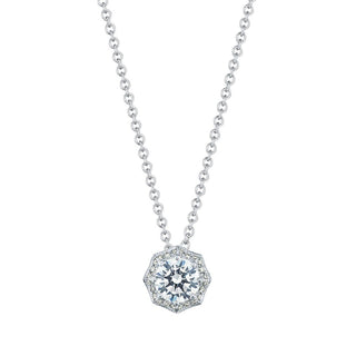 Art Deco Bloom Diamond Necklace