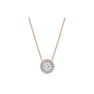 17" Single Bloom Diamond Necklace