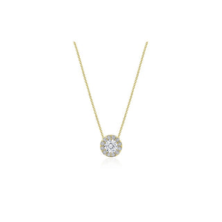 17" Single Bloom Diamond Necklace