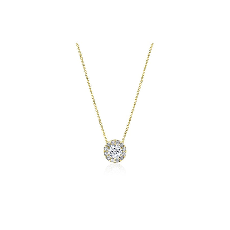 17" Single Bloom Diamond Necklace