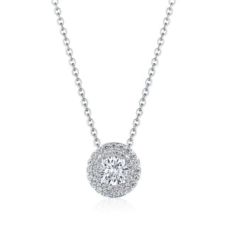 17" Double Bloom Diamond Necklace
