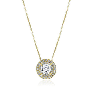 17" Double Bloom Diamond Necklace