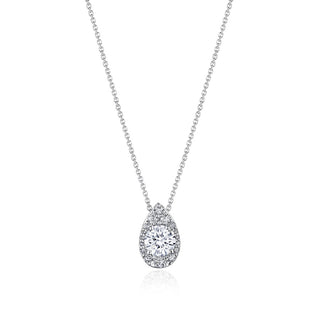 17" Pear Bloom Diamond Necklace