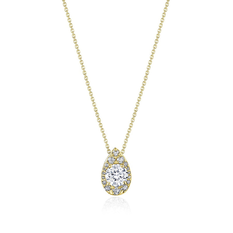 17" Pear Bloom Diamond Necklace