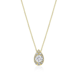 17" Pear Bloom Diamond Necklace