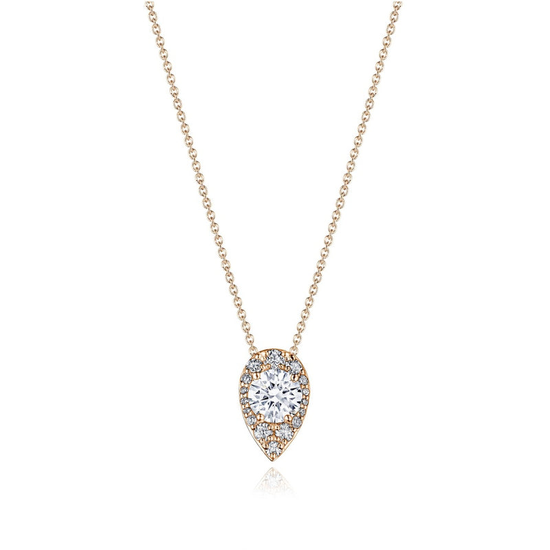17" Pear Bloom Diamond Necklace