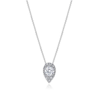 17" Pear Bloom Diamond Necklace