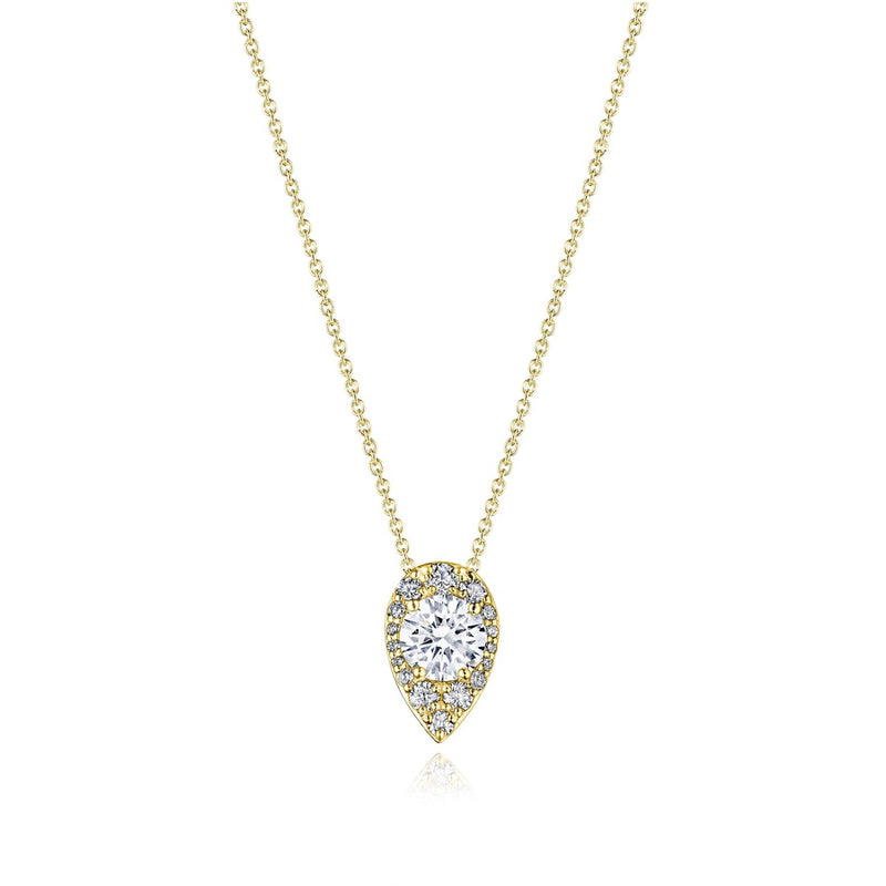 17" Pear Bloom Diamond Necklace