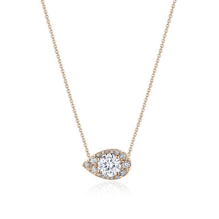 17" Pear Bloom Diamond Necklace