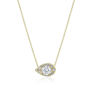 17" Pear Bloom Diamond Necklace