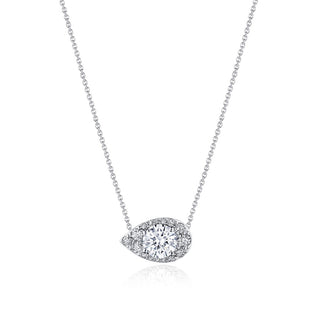 17" Pear Bloom Diamond Necklace