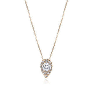 17" Pear Bloom Diamond Necklace