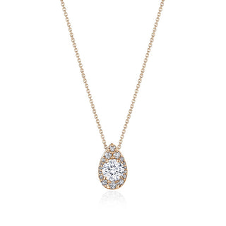 17" Pear Bloom Diamond Necklace