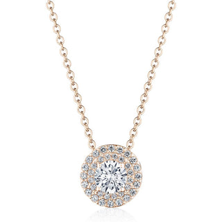 17" Double Bloom Diamond Necklace