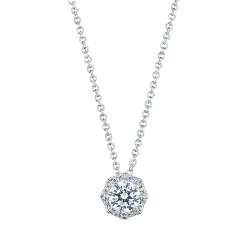 Art Deco Bloom Diamond Necklace