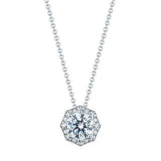 Art Deco Bloom Diamond Necklace