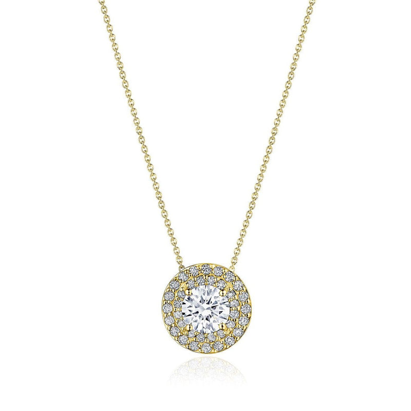 17" Double Bloom Diamond Necklace