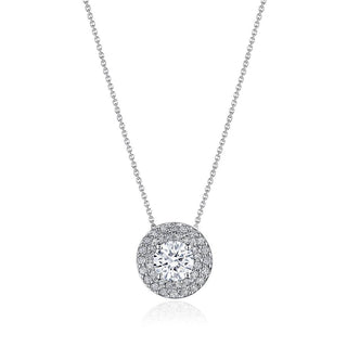 17" Double Bloom Diamond Necklace