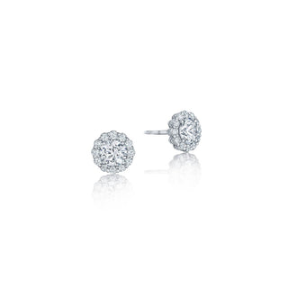 Full Bloom Diamond Stud Earrings