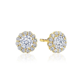 Full Bloom Diamond Stud Earrings