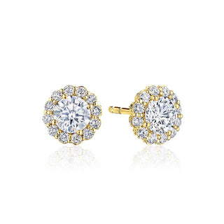 Full Bloom Diamond Stud Earrings