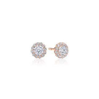 Full Bloom Diamond Stud Earrings