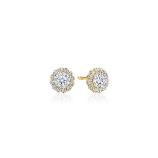 Full Bloom Diamond Stud Earrings