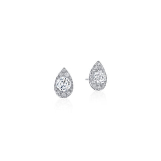 Pear Bloom Diamond Earring