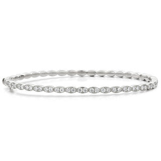 Hearts on Fire Lorelei Floral Diamond Bangle HFBLORFLBNG00988Y-M